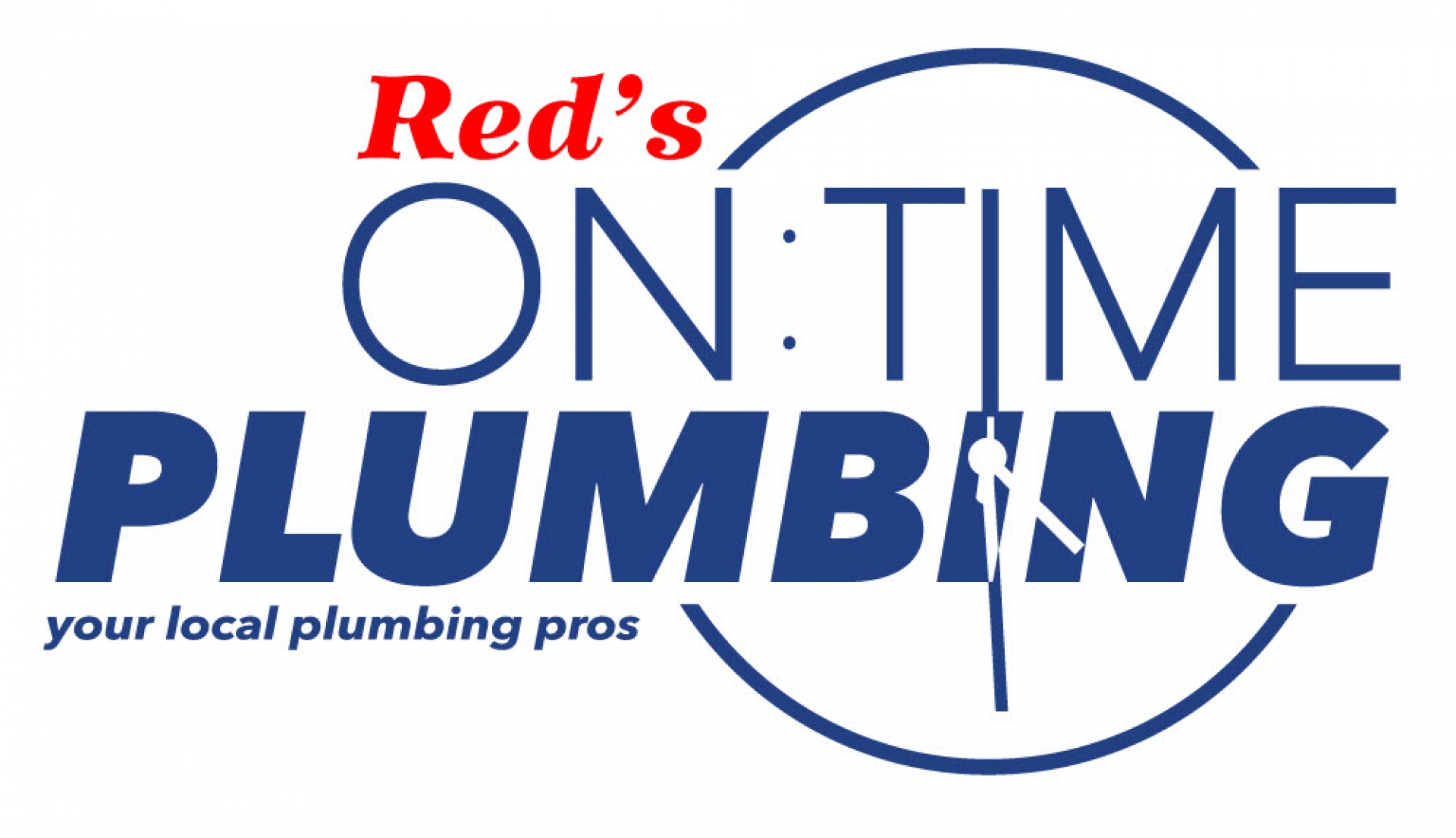 Red's On Time Plumbing logo
