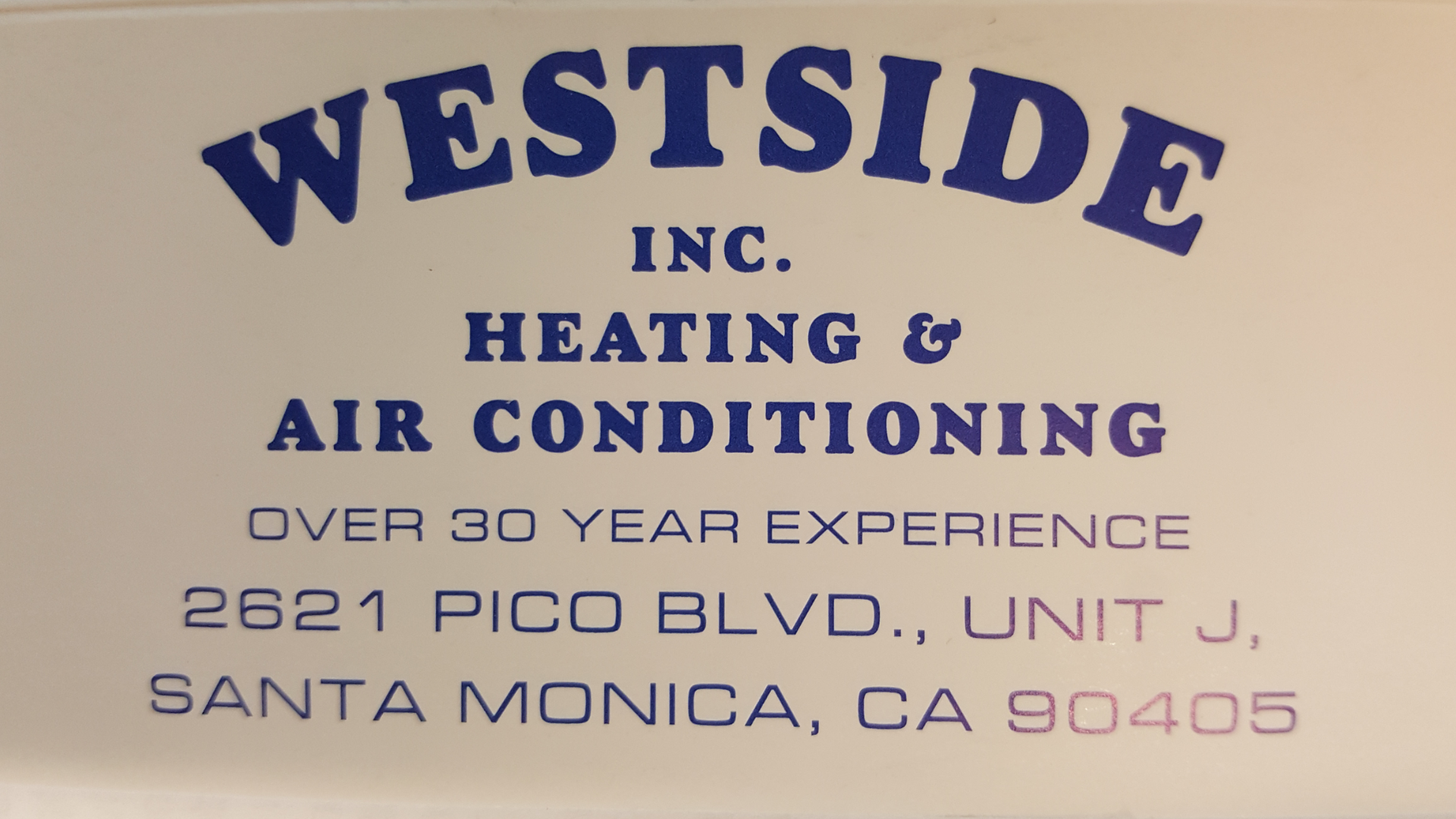 Westside Heating & Air Conditioning, Inc. logo
